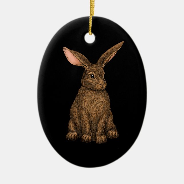 Décoration En Céramique Lapin 3 (Devant)