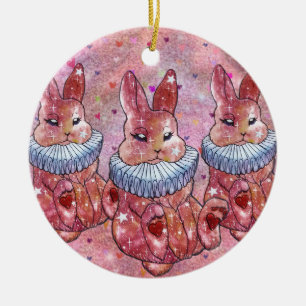Décoration En Céramique Lapin nommé Coccinelle