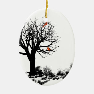 Décoration En Céramique L'arbre cardinal