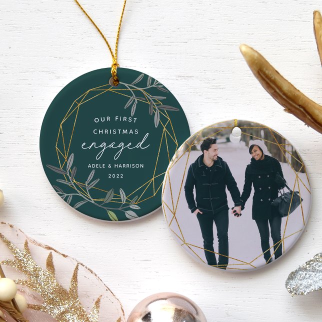 Décoration En Céramique Laurel Leaf, premier Noël engagé (Créateur téléchargé)