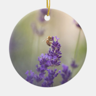 Décoration En Céramique Lavender Bee Nature Photo