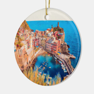 Décoration En Céramique ldp VERNAZZA - Cinque Terre -
