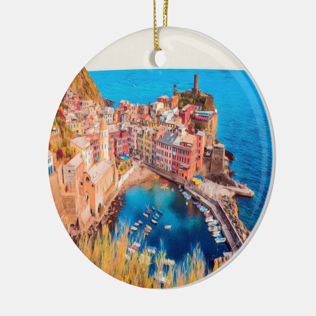 Décoration En Céramique ldp VERNAZZA - Cinque Terre - (Gauche)