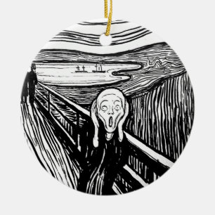 Décoration En Céramique Le cri perçant par Edvard Munch