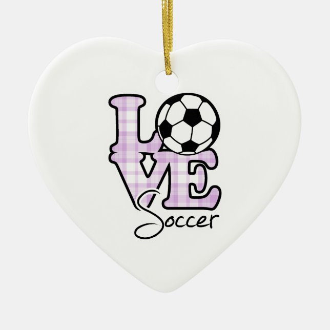 Décoration En Céramique Le football d'amour (Devant)