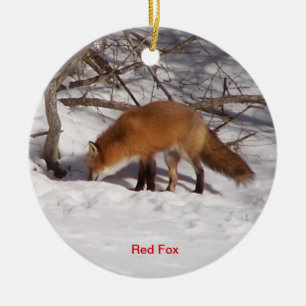 Décoration En Céramique Le Fox rouge