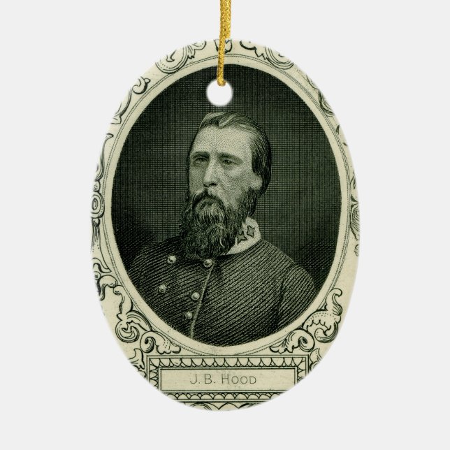 Décoration En Céramique Le général John Bell Hood (Devant)