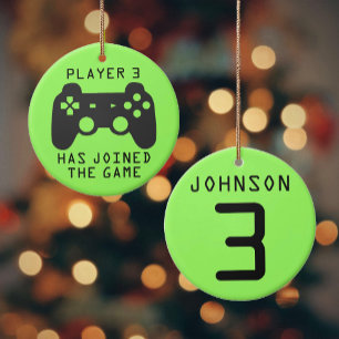 Décoration En Céramique Le joueur 3 a rejoint le jeu