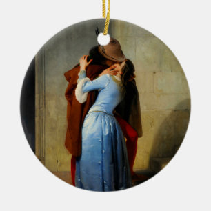 Décoration En Céramique Le Kiss Francesco Hayez