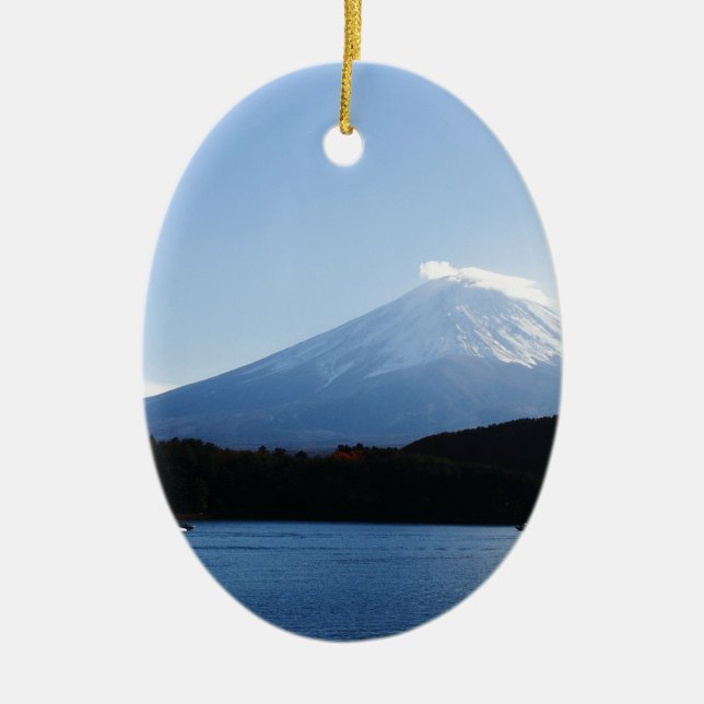Décoration En Céramique Le lac Fuji Fuji Kawaguchi (Devant)