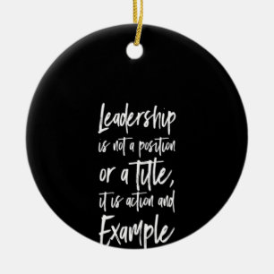 Décoration En Céramique le leadership est un exemple