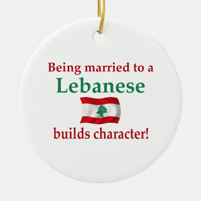 Décoration En Céramique Le Libanais établit le caractère (Devant)
