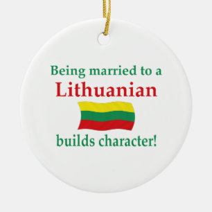 Décoration En Céramique Le Lithuanien établit le caractère