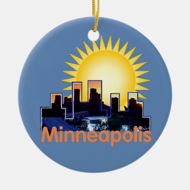 Décoration En Céramique Le Minnesota (Devant)