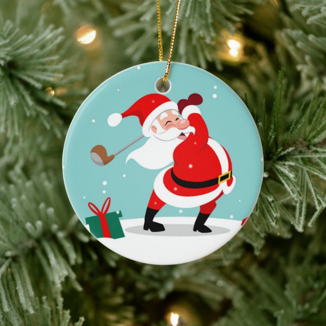 Décoration En Céramique Le Père Noël (Arbre)