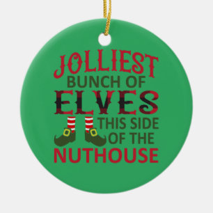 Décoration En Céramique Le plus joli groupe d'elfes Ce côté du Nuthouse