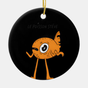 Décoration En Céramique Le Poisson Steve Cute & Funny