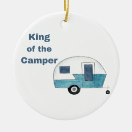Décoration En Céramique Le Roi du Camper sur un
