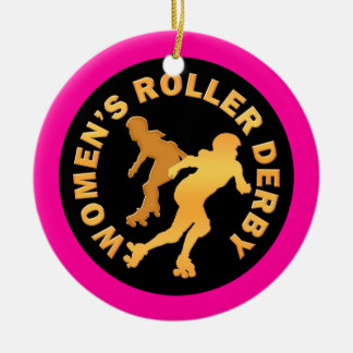 Décoration En Céramique Le rouleau Derby des femmes