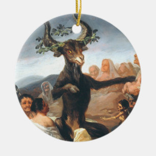 Décoration En Céramique Le Sabbat Des Sorcières Francisco Goya