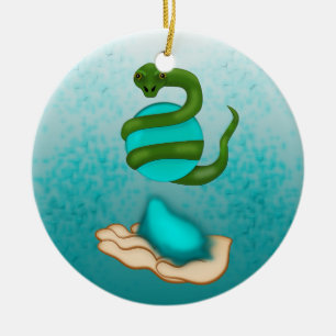 Décoration En Céramique Le serpent