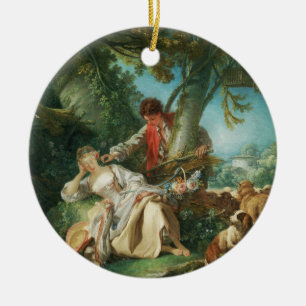 Décoration En Céramique Le sommeil interrompu par François Boucher