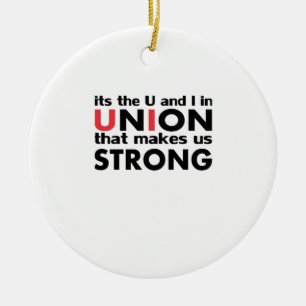 Décoration En Céramique Le Syndicat Du Travail Qui Nous Rend Forts Classiq