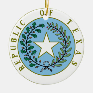 Décoration En Céramique Le Texas (République de couleur de joint du Texas)