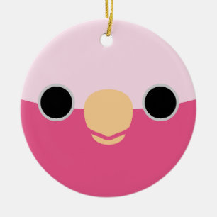 Décoration En Céramique Le visage d'une Galah