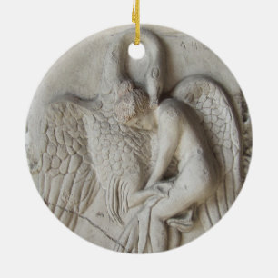 Décoration En Céramique Leda et le Cygne