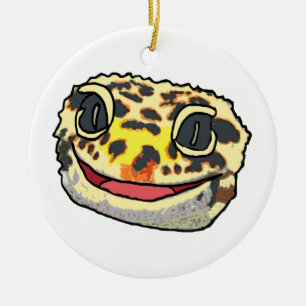 Décoration En Céramique Leopard Gecko