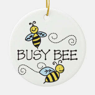 Décoration En Céramique Les Abeilles occupées