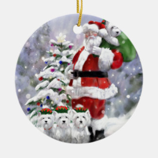 Décoration En Céramique Les aides de Père Noël