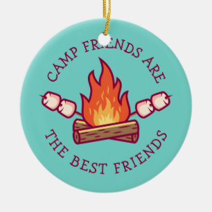 Décoration En Céramique Les amis du camp sont les meilleurs amis