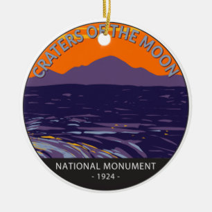 Décoration En Céramique Les cratères du Monument National de la Lune Idaho