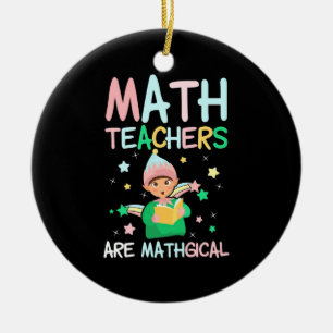 Décoration En Céramique Les Enseignants En Mathématiques Sont Mathiques