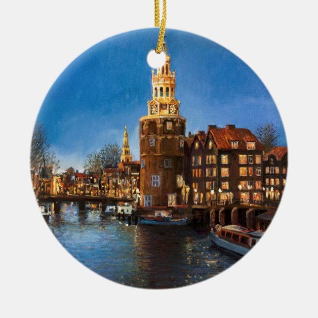 Décoration En Céramique Les lumières d'Amsterdam (Devant)