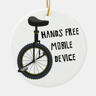 Décoration En Céramique Les mains libèrent l'appareil mobile