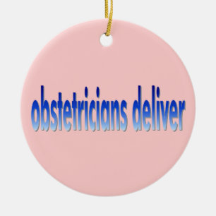Décoration En Céramique Les obstétriciens fournissent le calembour
