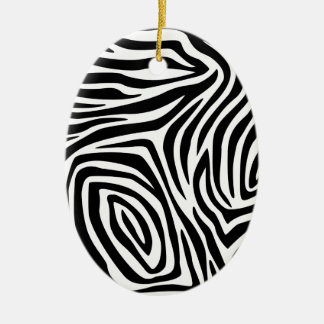 Décoration En Céramique Les Patterns de Zebra Stripe