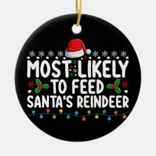 Décoration En Céramique Les Plus Susceptibles De Nourrir Père Noël Reindee