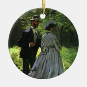 Décoration En Céramique Les Promeneurs (Les Flâneurs) de Claude Monet