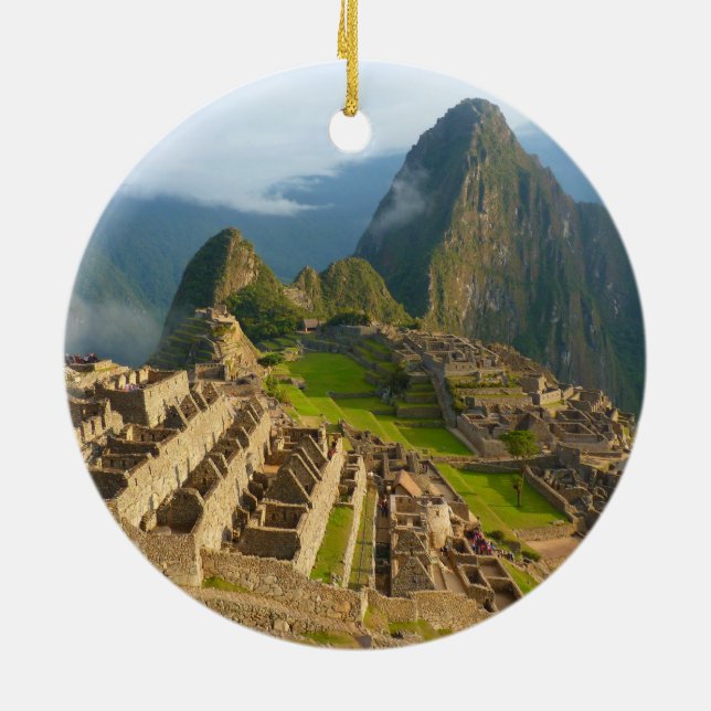 Décoration En Céramique Les ruines de Machu Picchu (Dos)