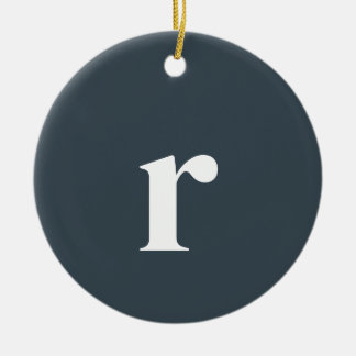 Décoration En Céramique LETTRE INITIALE GRECQUE | Minimaliste tendance