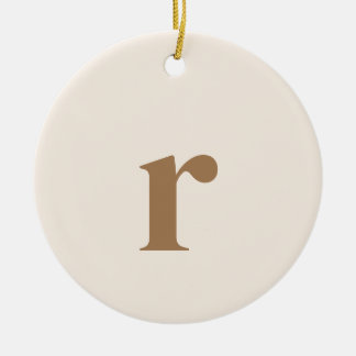 Décoration En Céramique LETTRE INITIALE LIN | Minimaliste tendance