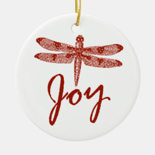 Décoration En Céramique Libellule de joie de vacances