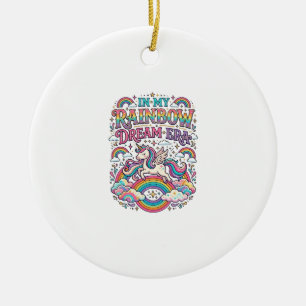 Décoration En Céramique Licorne Dans Mon Rêve Arc-En-Ciel Ère Vêtements Co