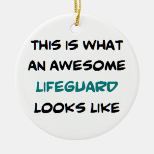 Décoration En Céramique lifeguard, awesome