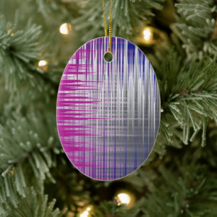 Décoration En Céramique lignes croisées