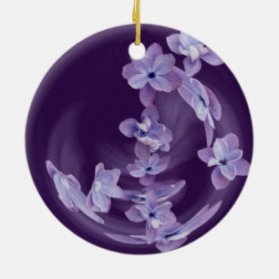 Décoration En Céramique Lilac en cercle